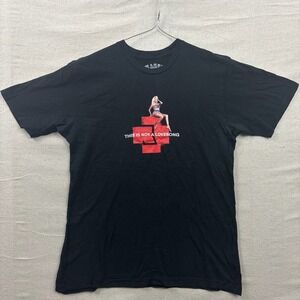 Chaser Rammstein Graphic Tee Mens Medium Black‎ Pinup Girl Band Shirt